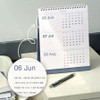 3-Month Overview - Iconic 2026 Flow Standing Flip Desk Calendar