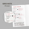 Grid Note - ICONIC 2027 Solitude Dated Weekly Planner Diary