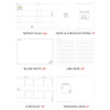 Planner Pages - Iconic 2026 Blah Blah B6 Dated Weekly Planner