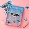 Blue pink - A5 6-Ring PP Binder Cover