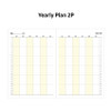 Yearly plan - Kakao Friends Say Cheese A5 Dateless Monthly Planner