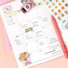 Monthly plan - Kakao Friends Say Cheese A5 Dateless Monthly Planner
