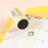 Usage example of Kakao Friends Say Cheese Message Self Inking Stamp