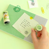 Usage example of Kakao Friends Say Cheese Message Self Inking Stamp