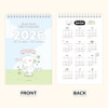 Calendar Pages - Iconic 2026 Blah Blah Monthly Checklist Desk Calendar