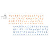 Color - Iconic Doodle Kiss Cut Alphabet Sticker Tape Roll