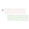 Color - Iconic Doodle Kiss Cut Alphabet Sticker Tape Roll