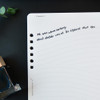 Usage example of Plepic Up & Down Comment Ambients A5 Paper Refill Set