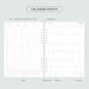 Monthly plan - Plepic 2025 Gentle 6-Ring Dated Weekly Planner