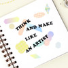 Usage example of Paperian Color Palette Shapes Transparent Sticker Pack