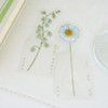 Usage example of Indocyder Capture The Flowers Clear Bookmark Set