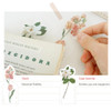 04 Stock, Cape jasmine - Indocyder Capture The Flowers Clear Bookmark Set