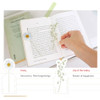 03 Daisy, Lily of the Valley - Indocyder Capture The Flowers Clear Bookmark Set
