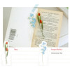 05 Tulip, Forget Me Not - Indocyder Capture The Flowers Clear Bookmark Set