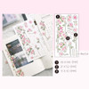 Rose - Indocyder Flower Among Flower arrangement Clear Sticker Pack