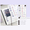 Lilac - Indocyder Flower Among Flower arrangement Clear Sticker Pack