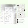 Baby's Breath - Indocyder Flower Among Flower arrangement Clear Sticker Pack