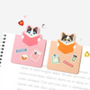 Usage example of Bookfriends Reading Pet Index Magnetic bookmark