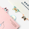 Usage example of Bookfriends Reading Pet Index Magnetic bookmark