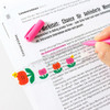 Usage example of Bookfriends Smile 15cm Ruler Clear Bookmark