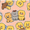 Kakao Friends Big Choonsik Ordinary Removable Sticker Pack