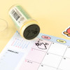 Usage example of Kakao Friends Jordy Dinosaur Message Self Inking Stamp