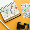 Usage example: Jelly Bear Removable Sticker Pack of 12 Sheets