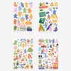 Jelly Bear Removable Sticker Pack of 12 Sheets
