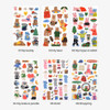 My Buddy Removable Sticker Pack of 12 Sheets