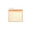 Daily timetable - Bookfriends Wave Large Planner Sticky Notepad