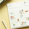 Usage example - Diary Slim Removable Sticker Pack Ver.2
