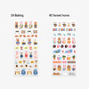 Diary Slim Removable Sticker Pack Ver.5