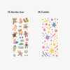 Glitter Slim Removable Sticker Pack
