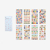 Package for Diary Slim Removable Sticker Pack of 8 Sheets