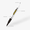 Monami Double Ended 36 Colors Permanent Marker Name Pen Set