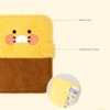 Detail of Kakao Friends Choonsik A5 Fabric Cover Lined Blank Notebook