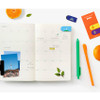 Usage example of Book Friends City Vivid Index Magnetic Bookmark Set