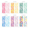Pack of 6 stickers - DALPAPER Color Confetti Matte Deco Sticker Pack