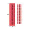 Size - DALPAPER Long Circle Check Alphabet Sticker Pack