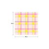 Size - DALPAPER Big Dual Check 16 Memo Notepad