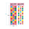 Size - DALPAPER Heart Smile Slim Hologram Sticker