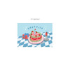 01 Cake Heart - DALPAPER Surprise Cake Paper Postcard