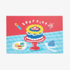 02 Cake Blue - DALPAPER Surprise Cake Paper Postcard