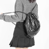 Usage example of Pleple Vela Fabric Drawstring Backpack