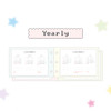 Yearly - Pleple Star Candy B7 3-ring Undated Weekly Planner