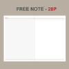 Free note - Wanna This 2025 The Classic A4 Dated Monthly Planner