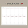 Yearly plan - Wanna This 2025 The Classic A4 Dated Monthly Planner