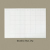 Monthly plan - Paperian Lists To Live By 3 Row B6 Undated Weekly Planner