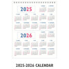 2025-2026 yearly calendar - Indigo 2025-2026 Two Years Lunar Desk Calendar