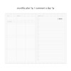 Monthly Plan & Comment A Day - Be On D Daily Sequence 1 Month Hourly Schedule Undated Daily Planner